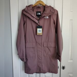 The North Face Women City Breeze II Mauve Windproof Water Jacket S Beige